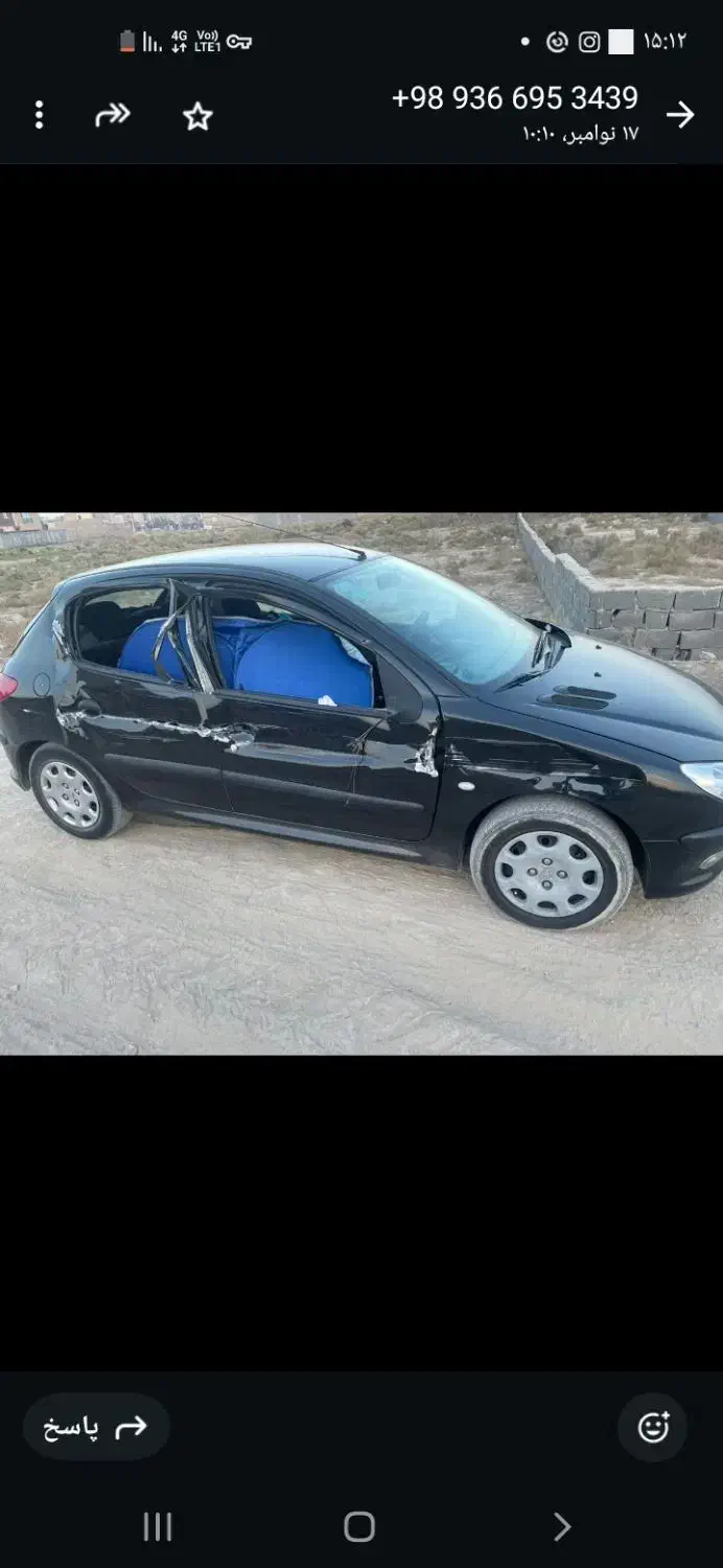 ۲۰۶ تیپ ۵ ازقبل بیرنگ شاسی پلمپ|خودرو سواری و وانت|تهران, دانشگاه شریف|دیوار