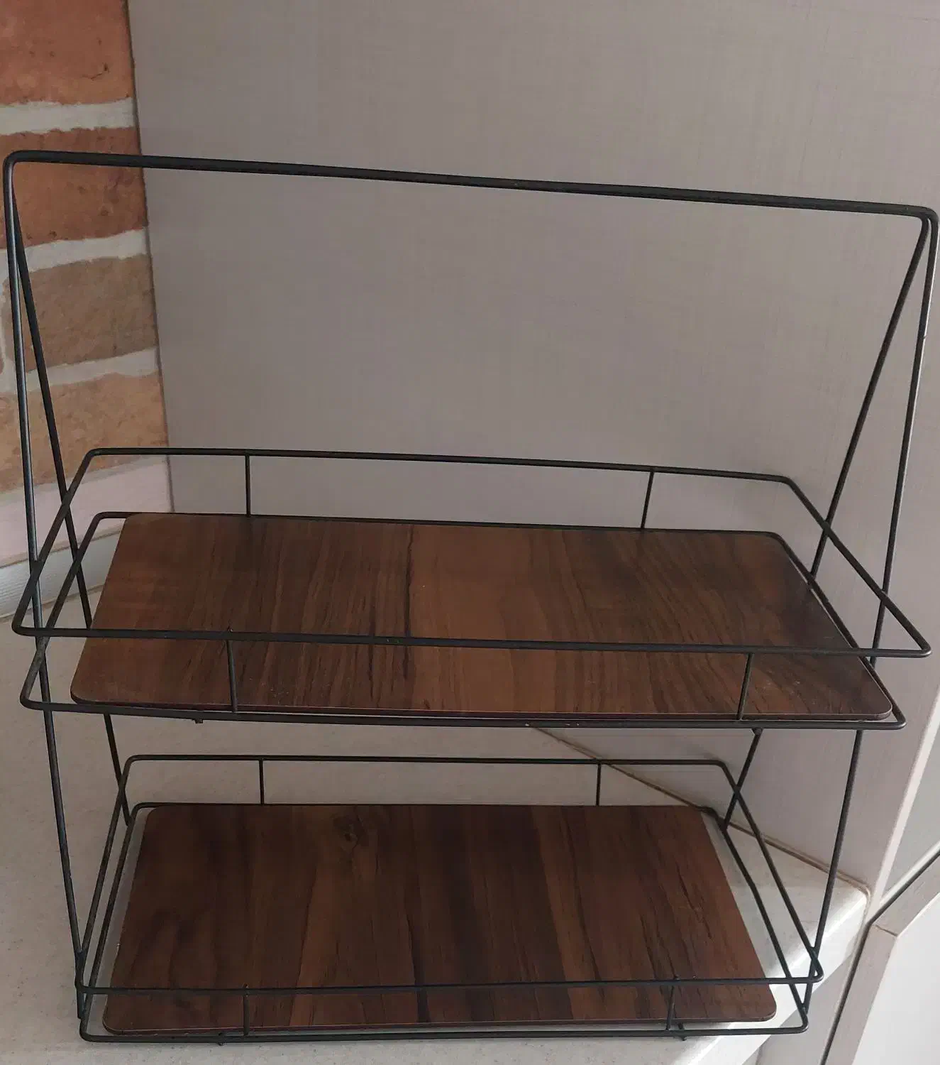 جا ادویه و کنار گازی فلزی|آب‌چکان و نظم‌دهنده ظروف|زنجان, |دیوار