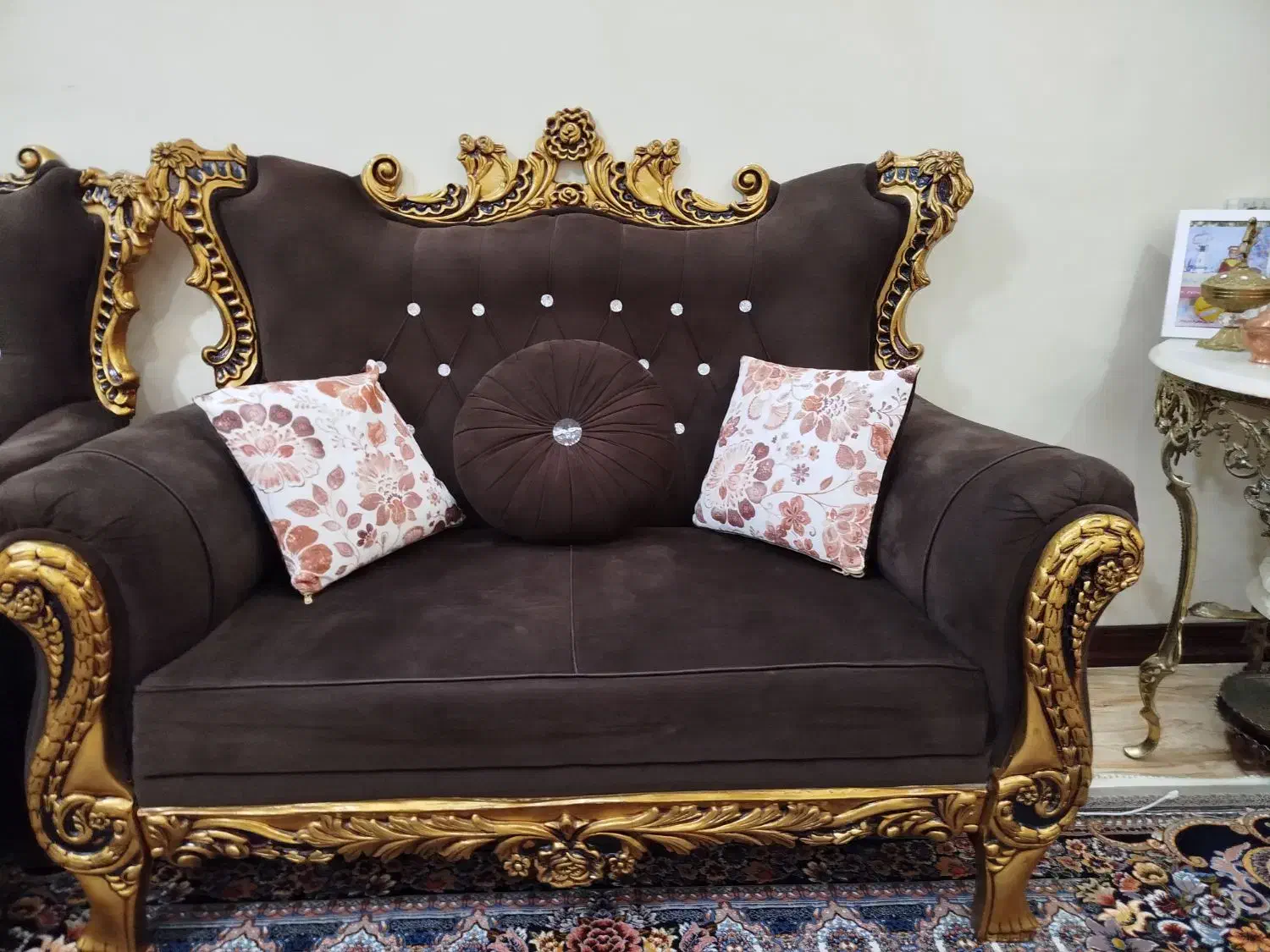 مبل سلطنتی 7 نفره|مبلمان خانگی و میز عسلی|بندرعباس, |دیوار