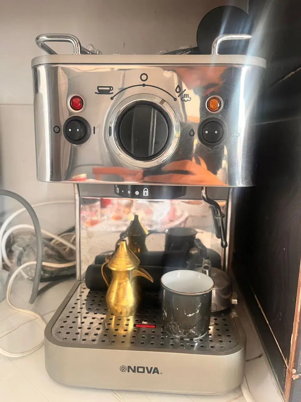دستگاه اسپرسو ساز نوا در حد نو|سماور، چایساز، قهوهساز|اراک, |دیوار
