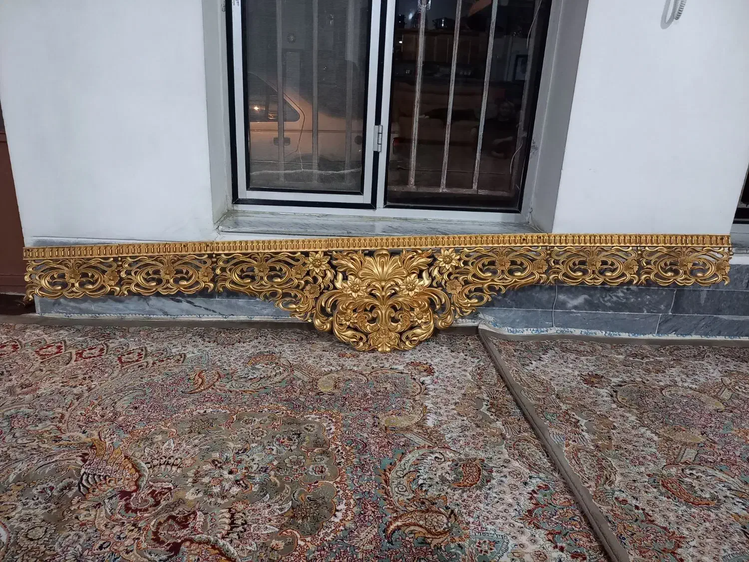 کتیبه پرده|پرده، رانر، رومیزی|کرمانشاه, |دیوار