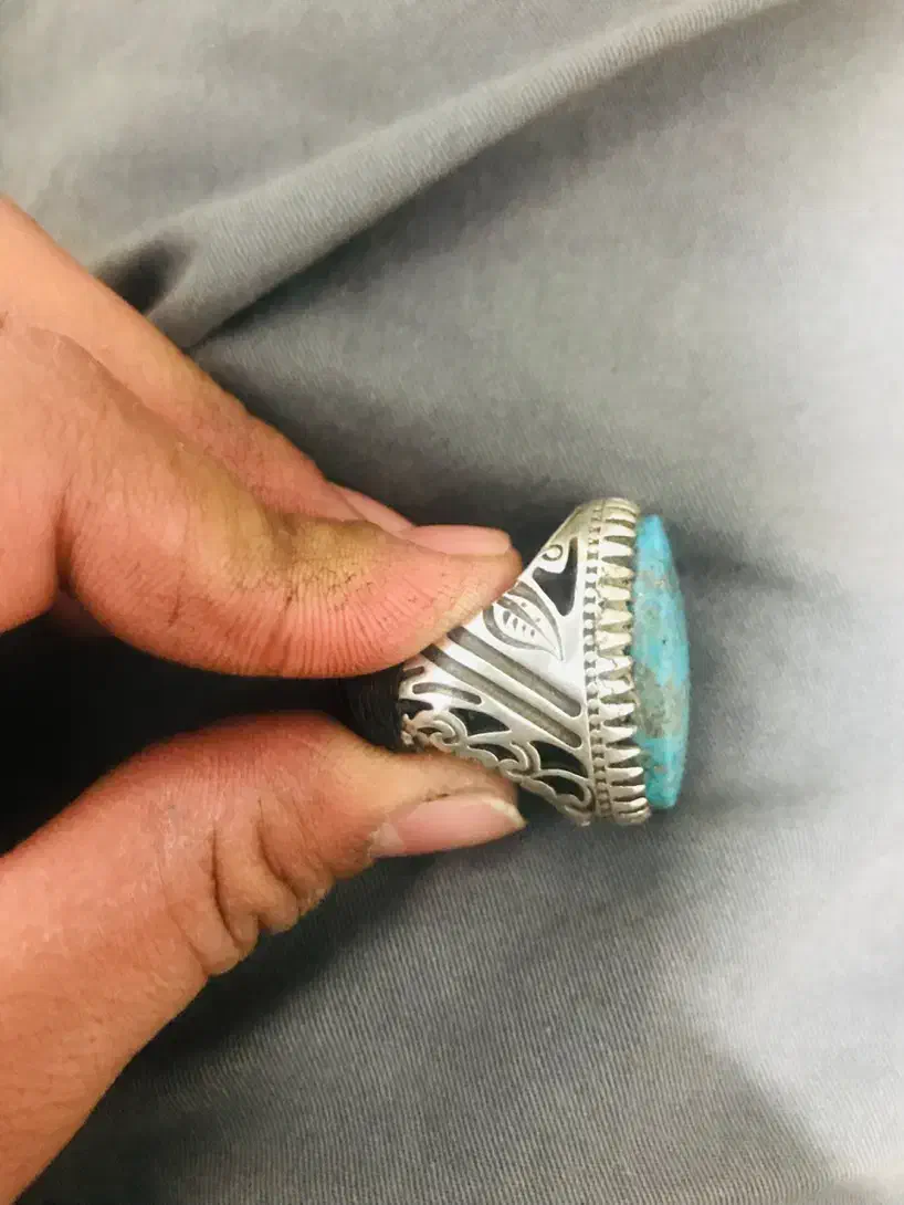 انگشتر فیروزه درشت|جواهرات|کرمان, |دیوار