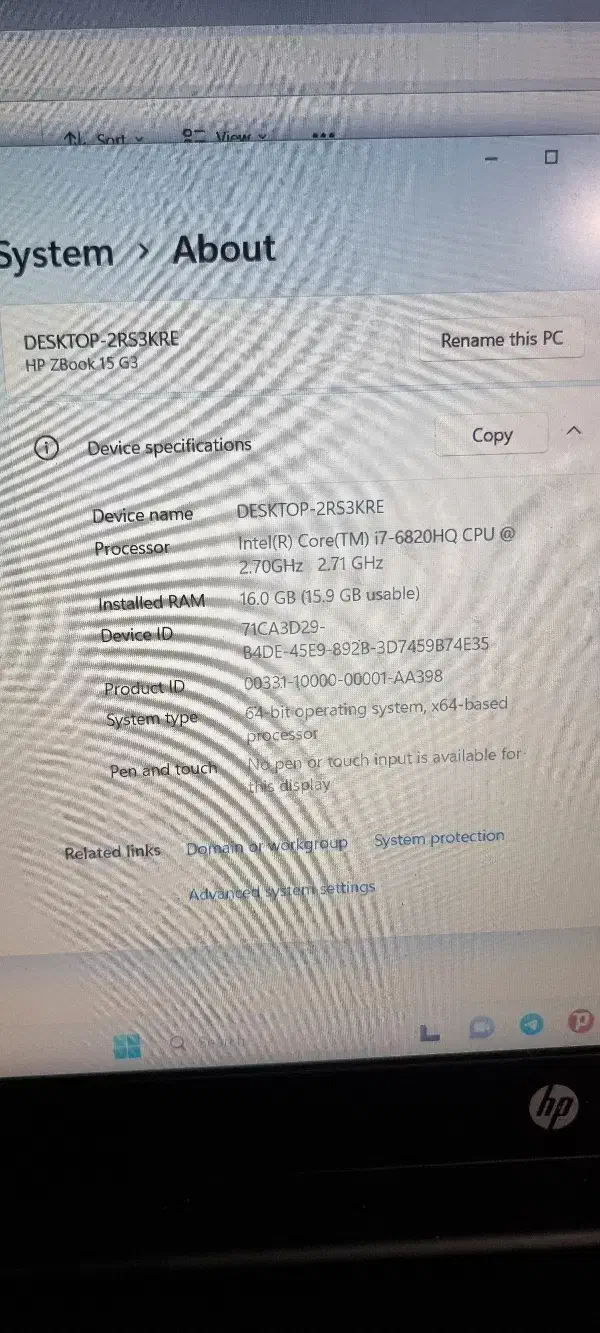 لپ تاپ اچ پی ۶۸۲۰|رایانه همراه|ماسال, |دیوار