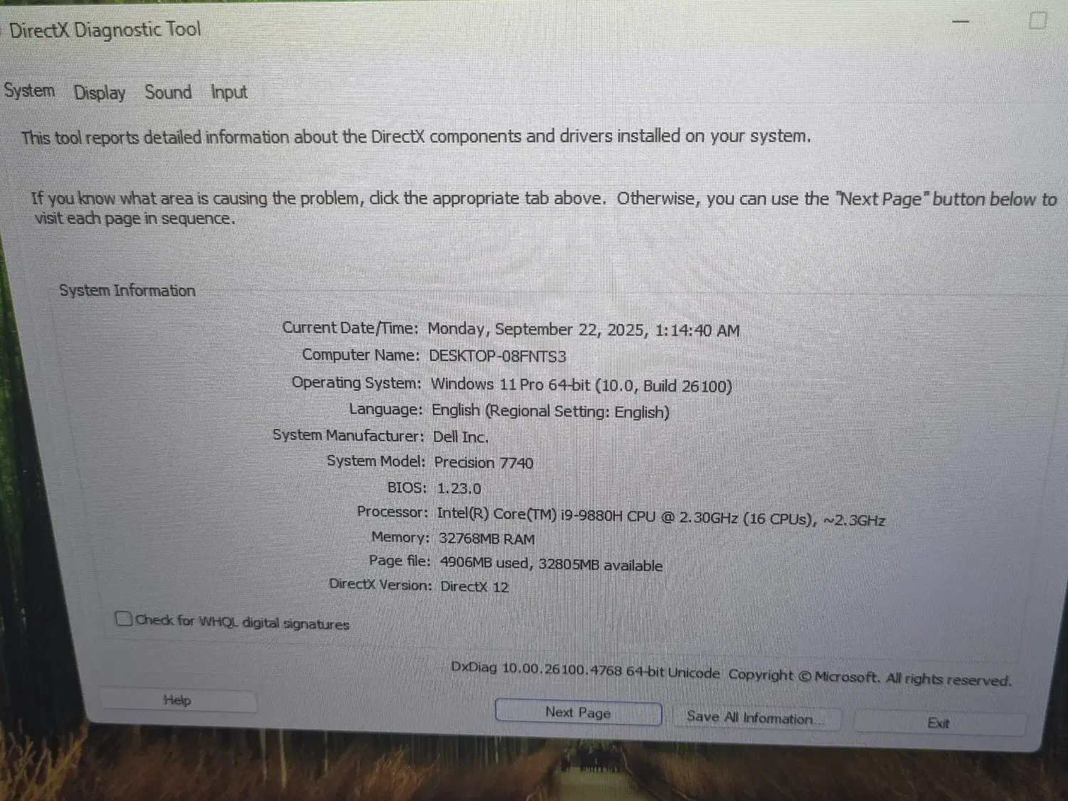 لپتاپ دل DELL PRECISION گرافیک RTX هشت گیگ CPU i9|رایانه همراه|بندر گناوه, |دیوار