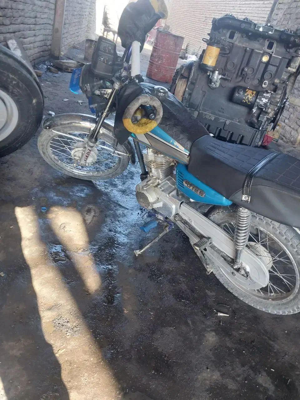 موتور هندا 91 تازه تعمیر|موتورسیکلت|بومهن, |دیوار