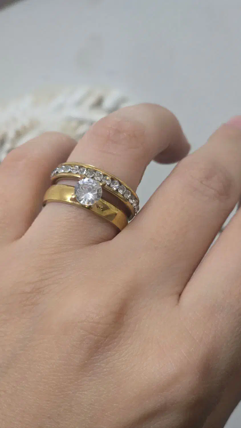 انگشتر استیل رنگ ثابت|بدلیجات|مشهد, زیبا شهر|دیوار