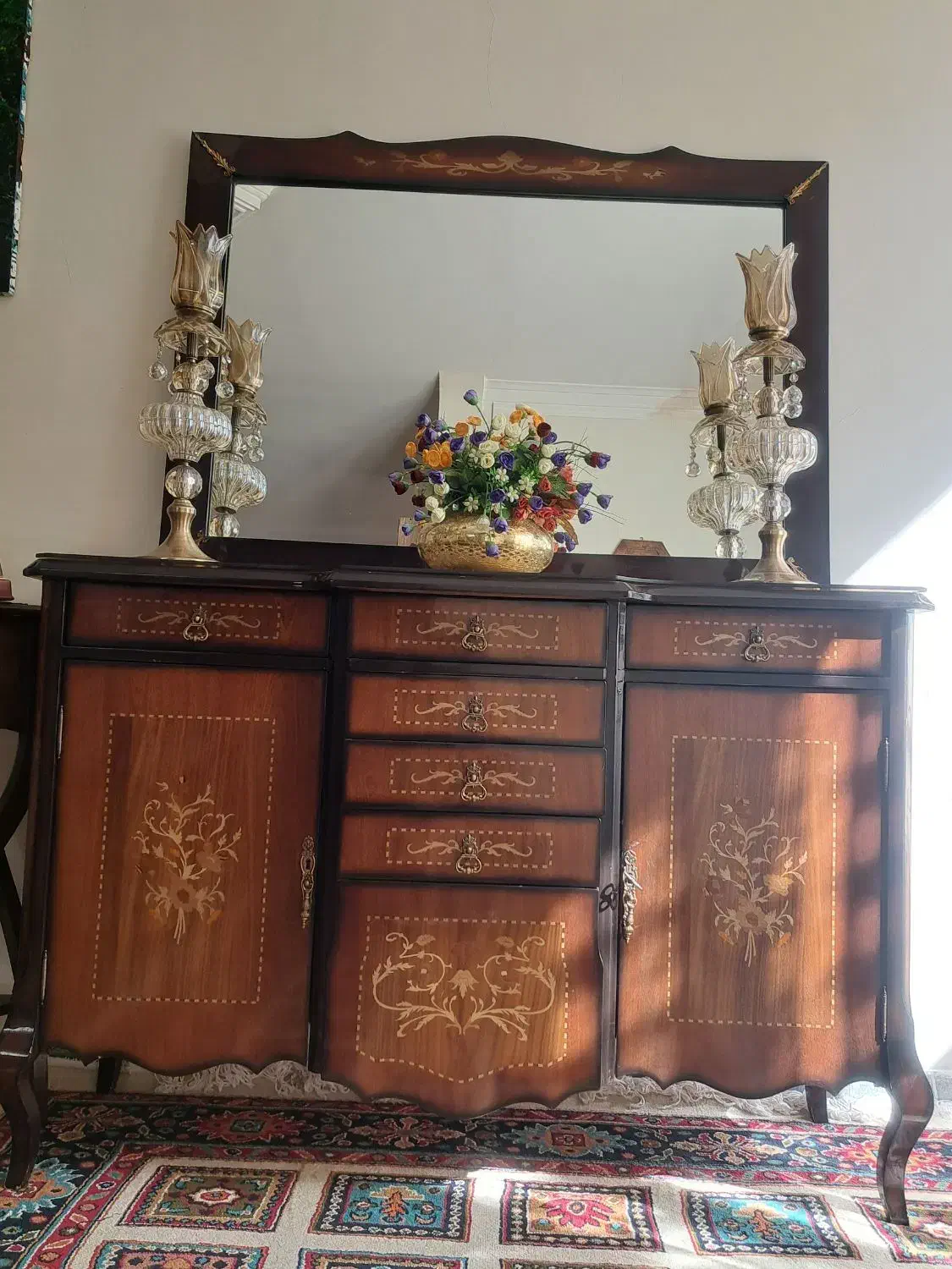 ایینه کنسول، میز تی وی، بوفه|بوفه، ویترین، کنسول|نورآباد, |دیوار