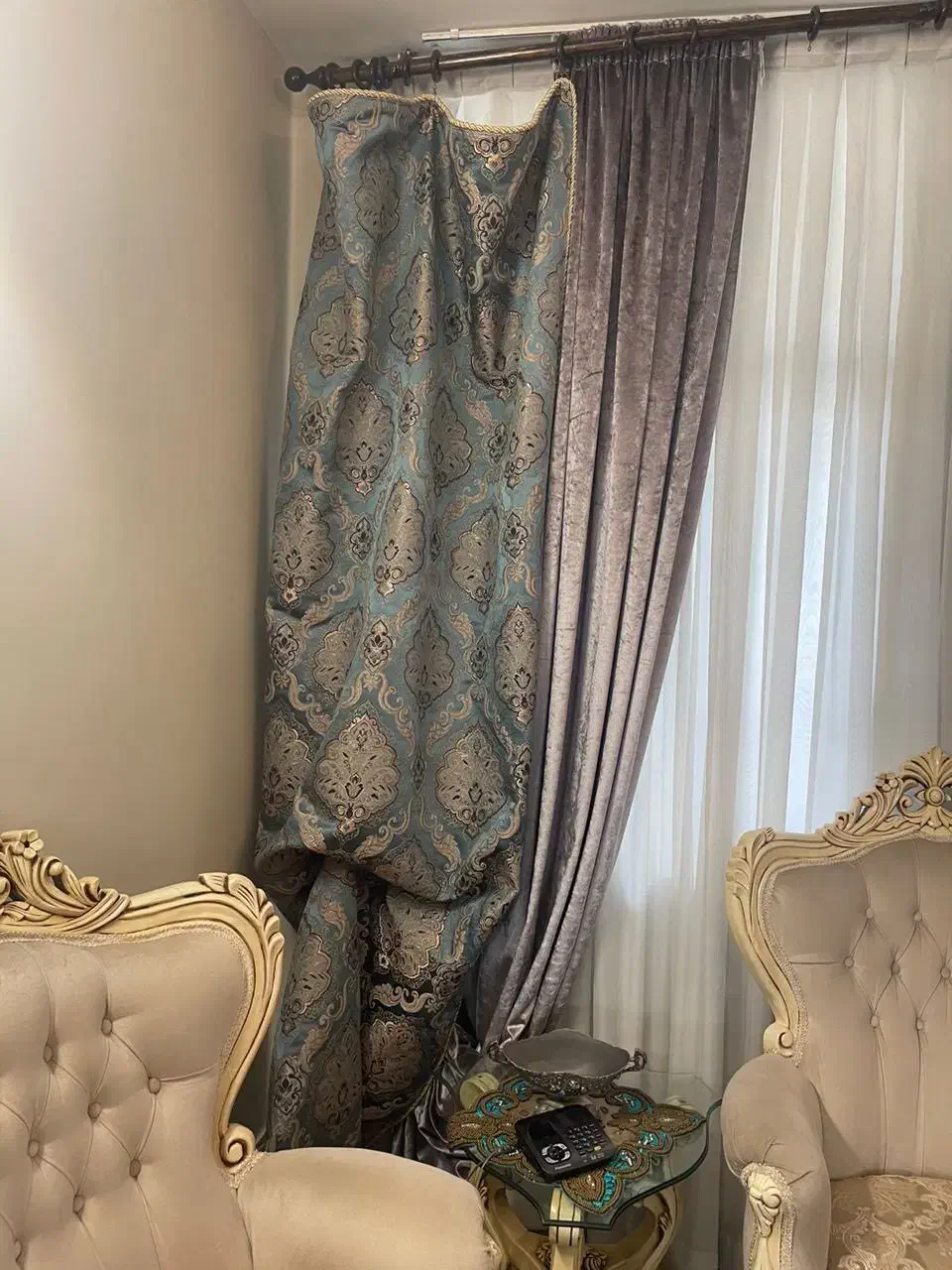 پنل و سایه ترک|پرده، رانر، رومیزی|تهران, جی|دیوار