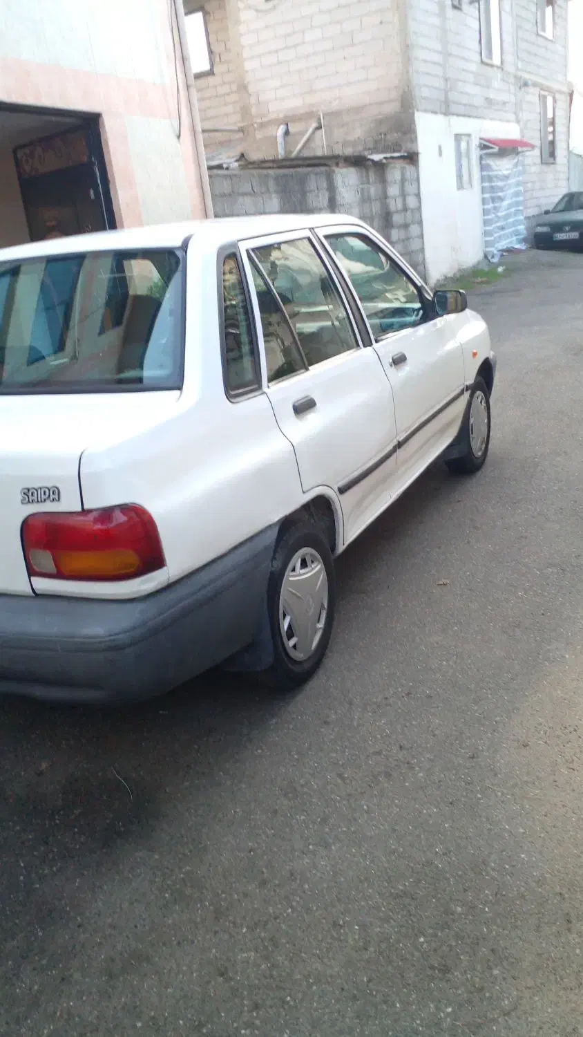 پراید دوگانه سی ان جی دستی مدل ۱۳۸۶ رنگ سفید|خودرو سواری و وانت|رودسر, |دیوار