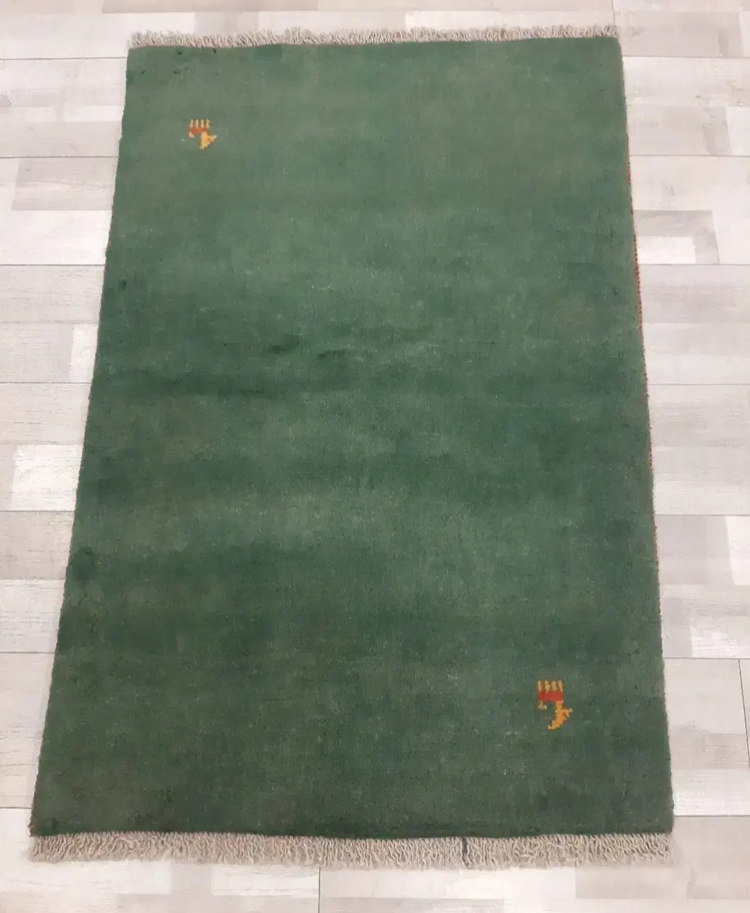 زرچارک ۸۰در ۱۲۰ گبه دو پود قشقایی شیراز رنگ طبیعی|گلیم، جاجیم، گبه|تهران, حر|دیوار