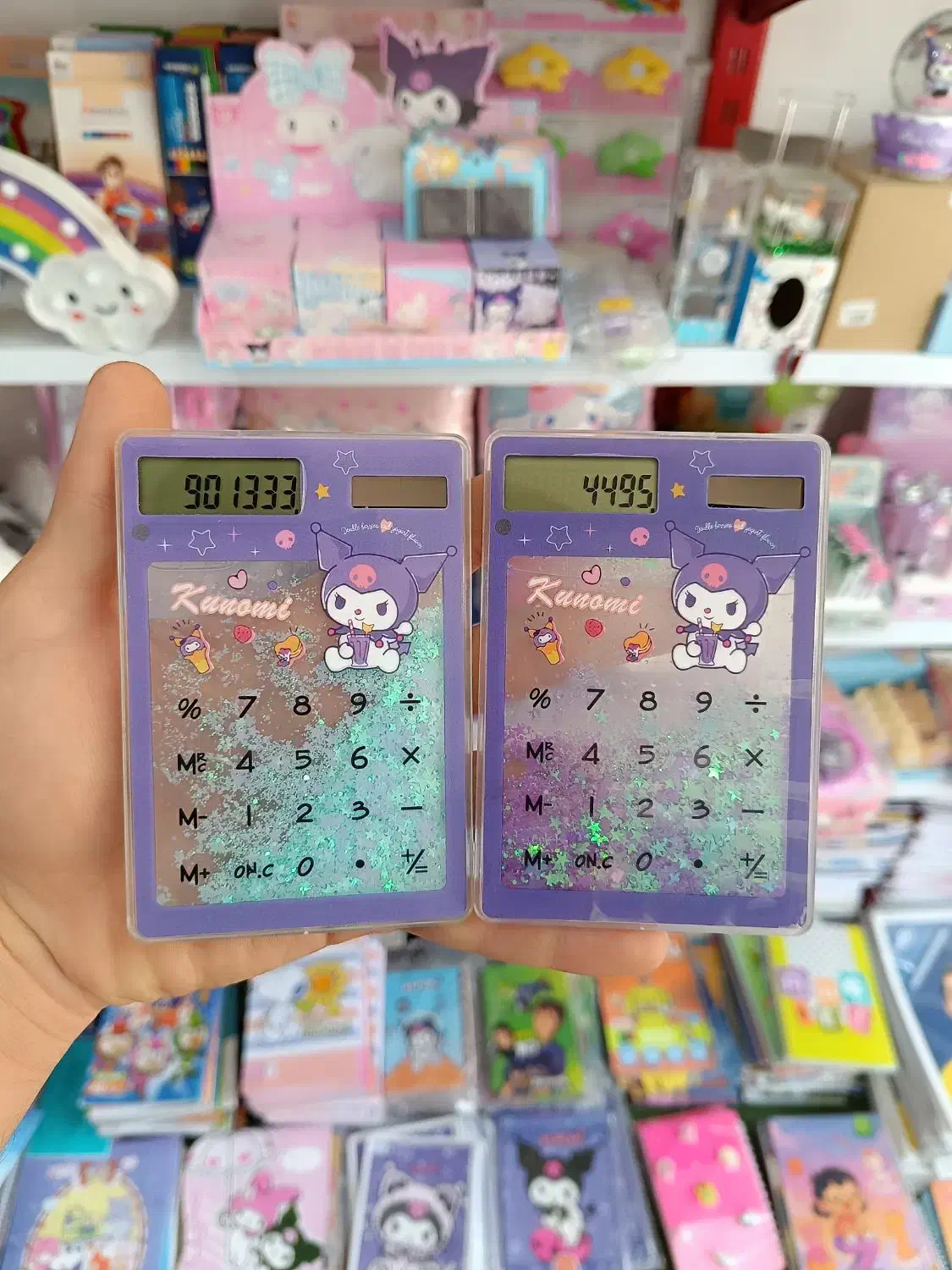 لوازم تحریر/ ماشین حساب لمسی آکواریومی طرح کرومی|لوازم التحریر|قم, نخودی|دیوار