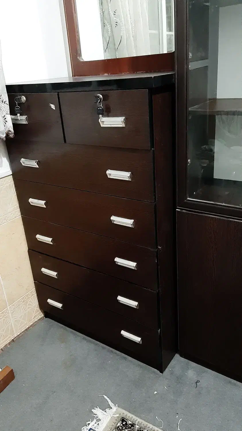 دراور|جاکفشی، کمد، دراور|قم, باجک دو|دیوار