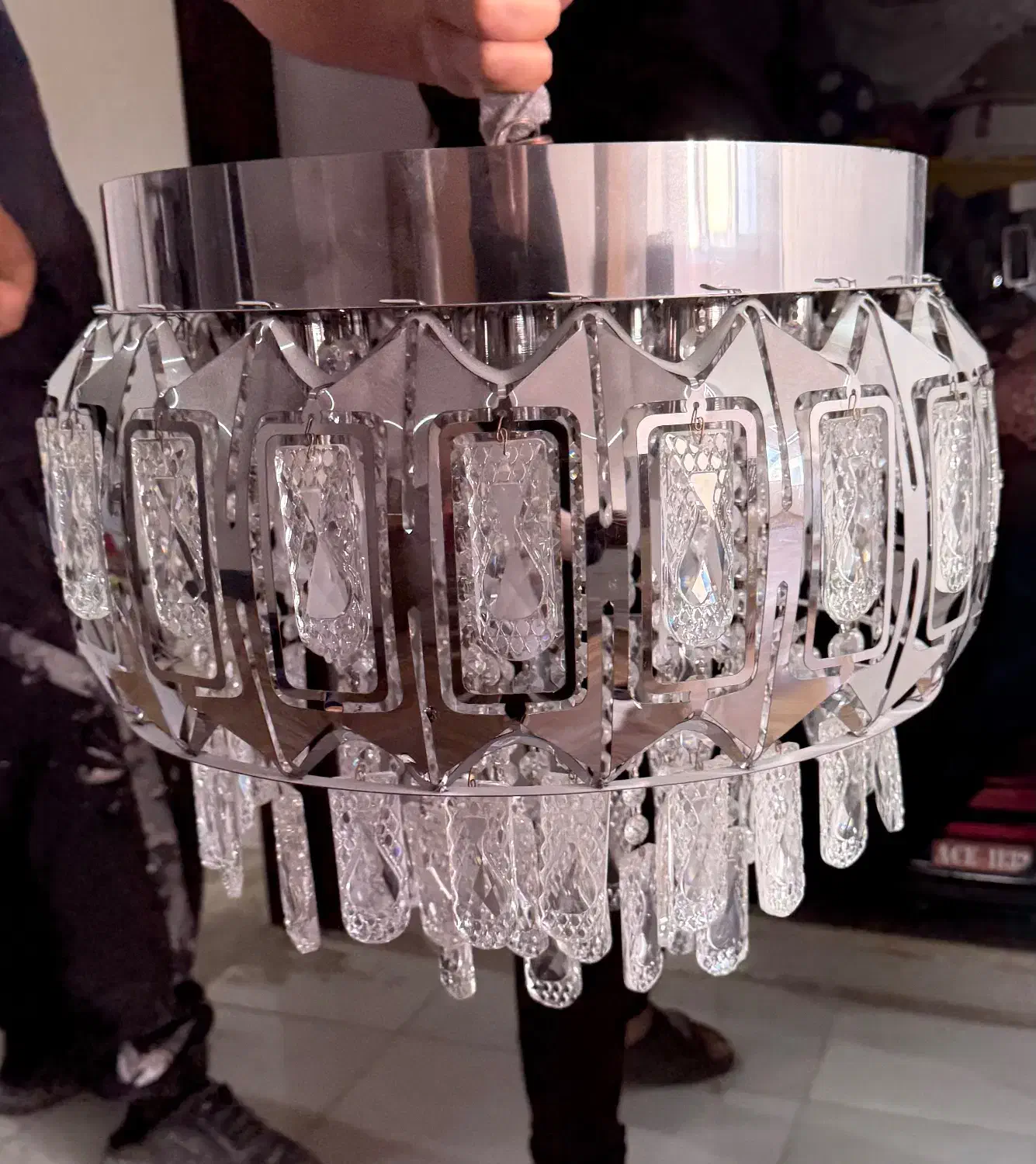 لوستر ۳بعدی درحد|لوستر و چراغ آویز|رباط‌کریم, رباط‌کریم|دیوار