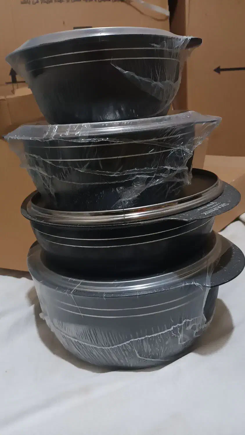 سرویس قابلمه گرانیتی نو|ظروف پختوپز|سیسخت, |دیوار