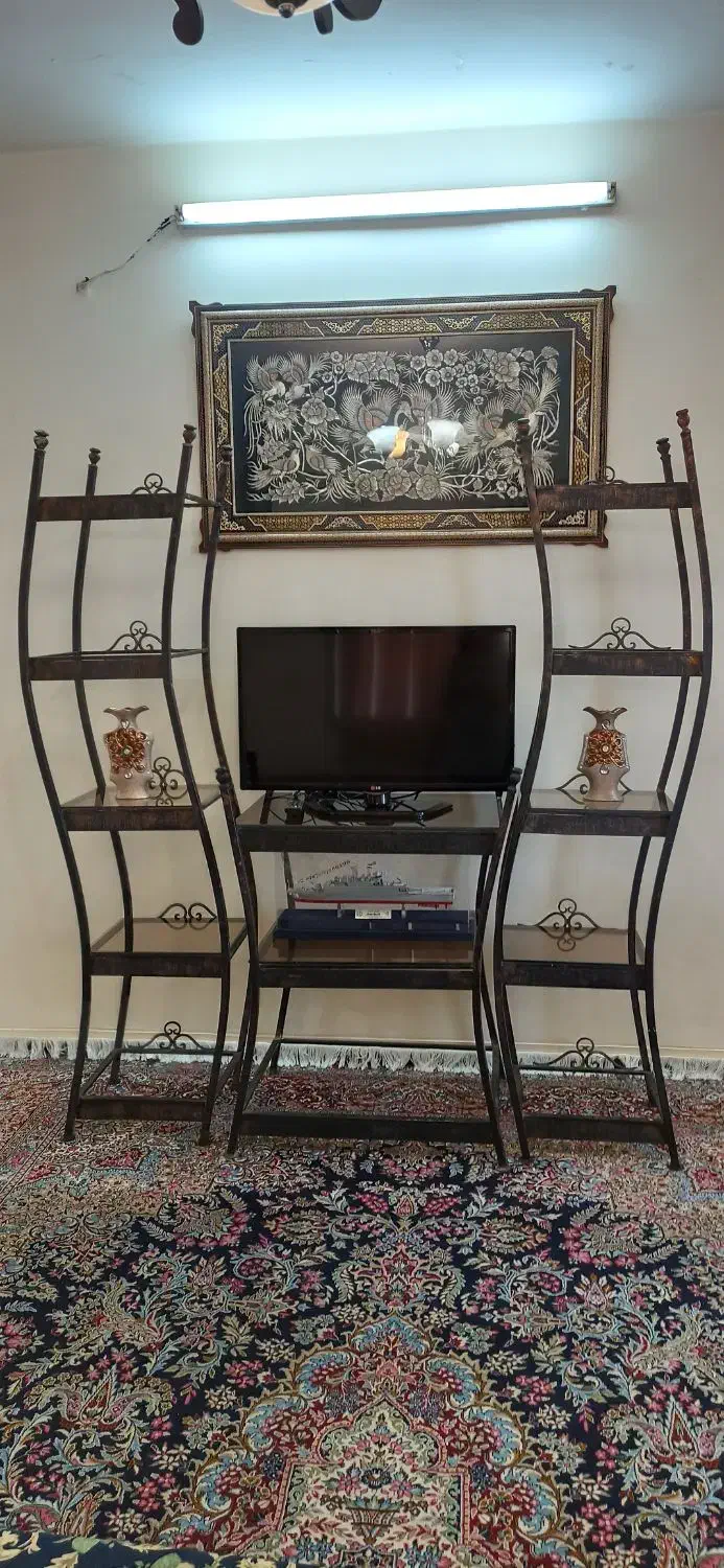 میز تلویزیون و دکوری فرفوژه|میز تلویزیون|اهواز, شهرک توسعه نیشکر|دیوار
