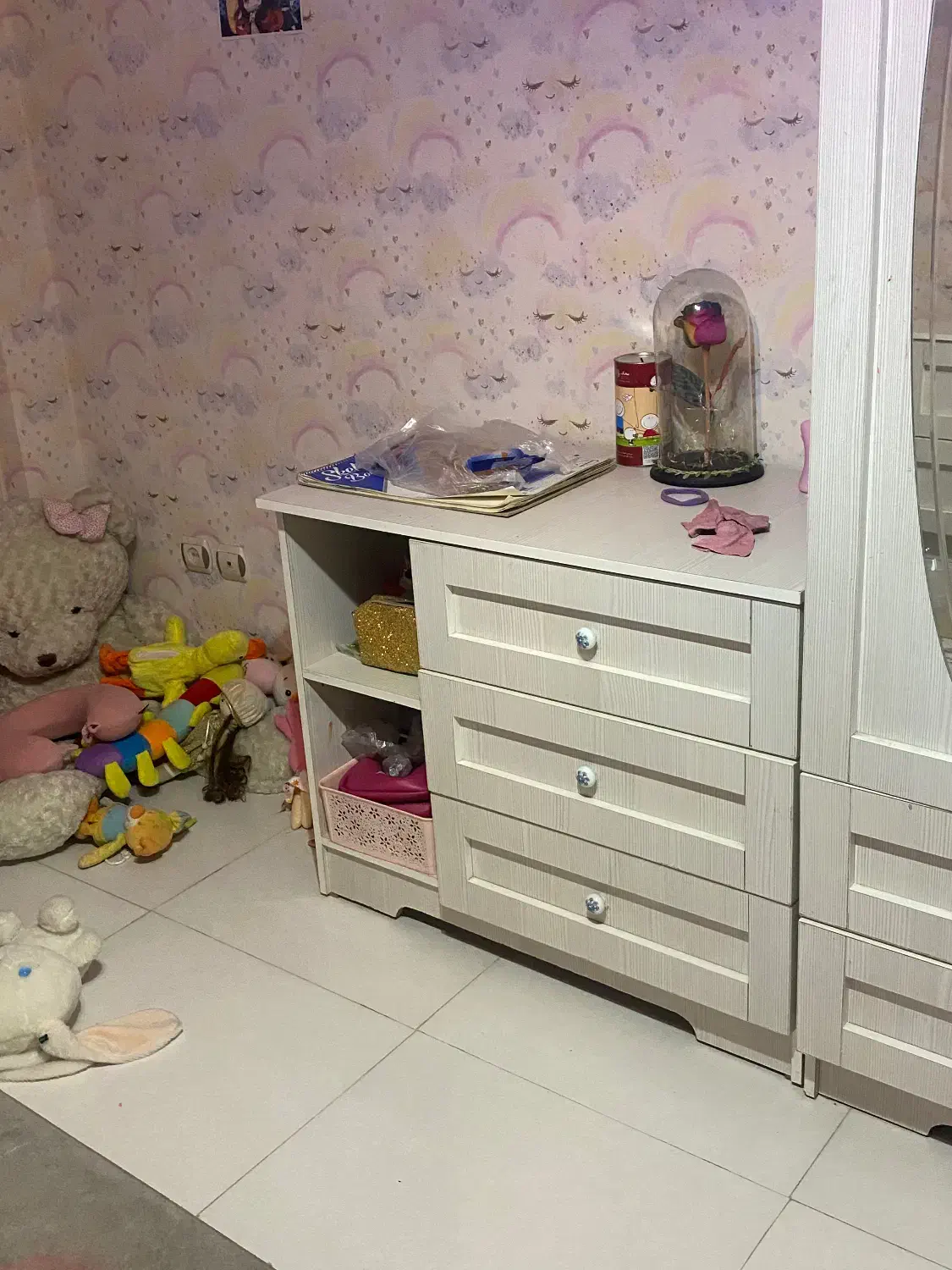 سرویس تخت کودک|تخت و سرویس خواب|آفتاب, |دیوار