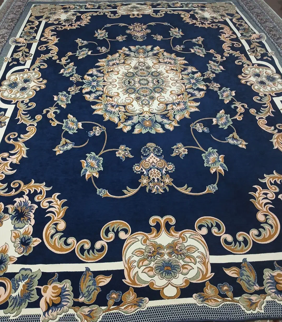 رو فرشی ۱۲متری یک جفت مخمل یزد|روفرشی|اهر, |دیوار