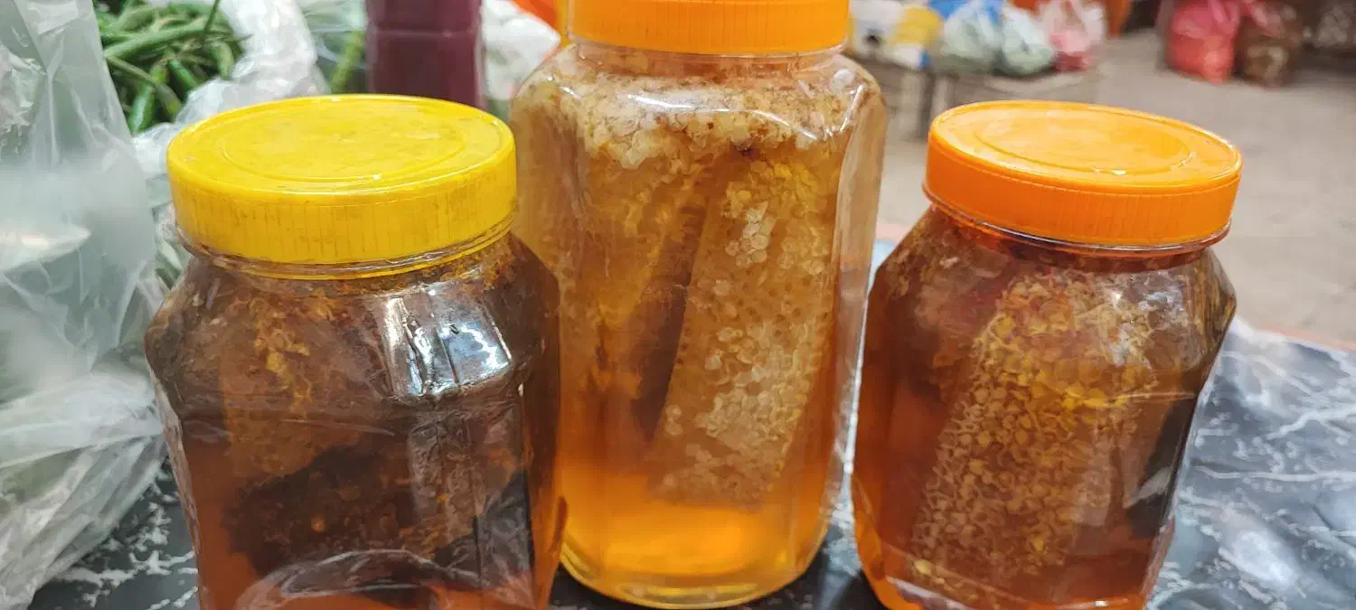 عسل صددرصد طبیعی|خوردنی و آشامیدنی|قم, مسجد امام حسن|دیوار