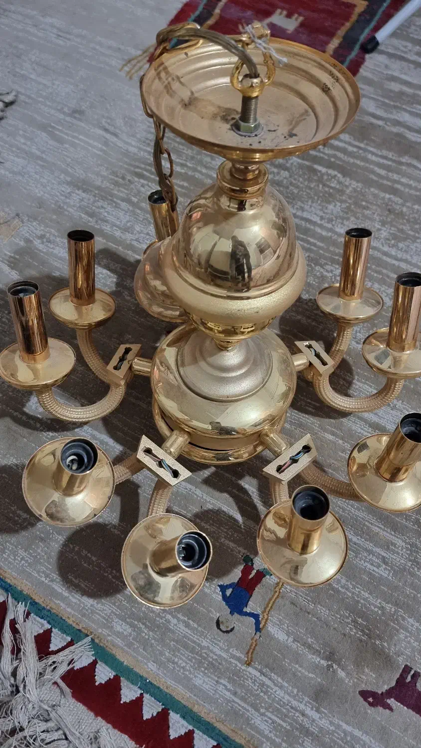 لوستر|لوستر و چراغ آویز|شیراز, فلکه گاز|دیوار