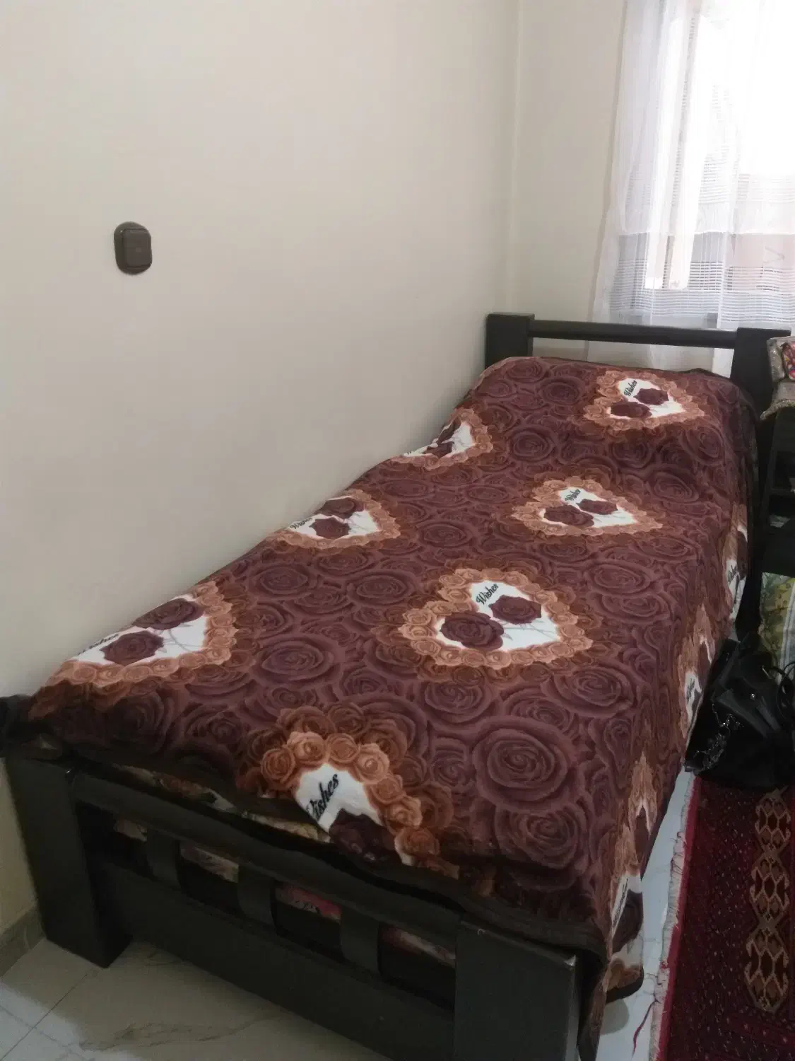 ۲ عدد تخت تکنفره به همراه تشک خوشخواب|تخت و سرویس خواب|تهران, توحید|دیوار