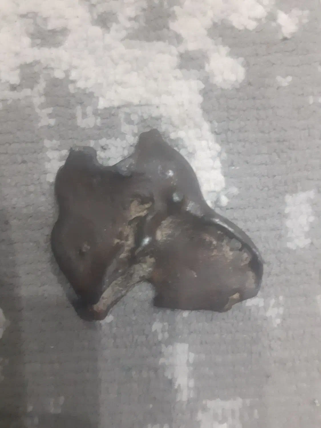 شهاب سنگ اهنی قمری|بدلیجات|پاکدشت, پاکدشت (مامازند)|دیوار