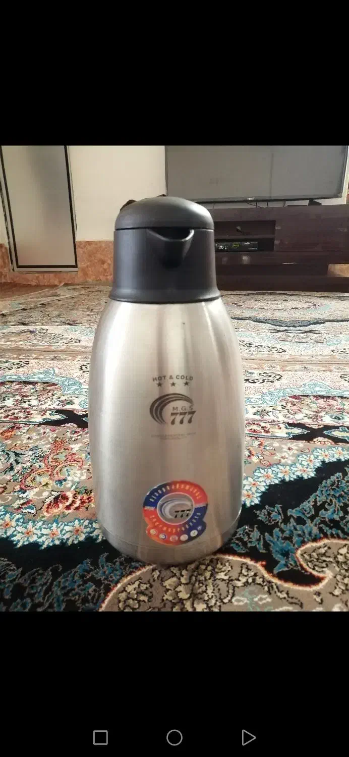 فلاکس ۱/۵لیتری تمام استیل در حد نو|قوری، کتری، قهوهساز دستی|ارومیه, |دیوار