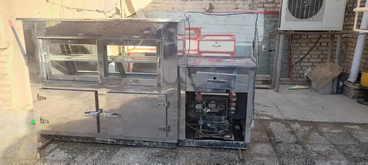 یخچال ویترینی و فر فلافلی|فروشگاه و مغازه|دهلران, |دیوار