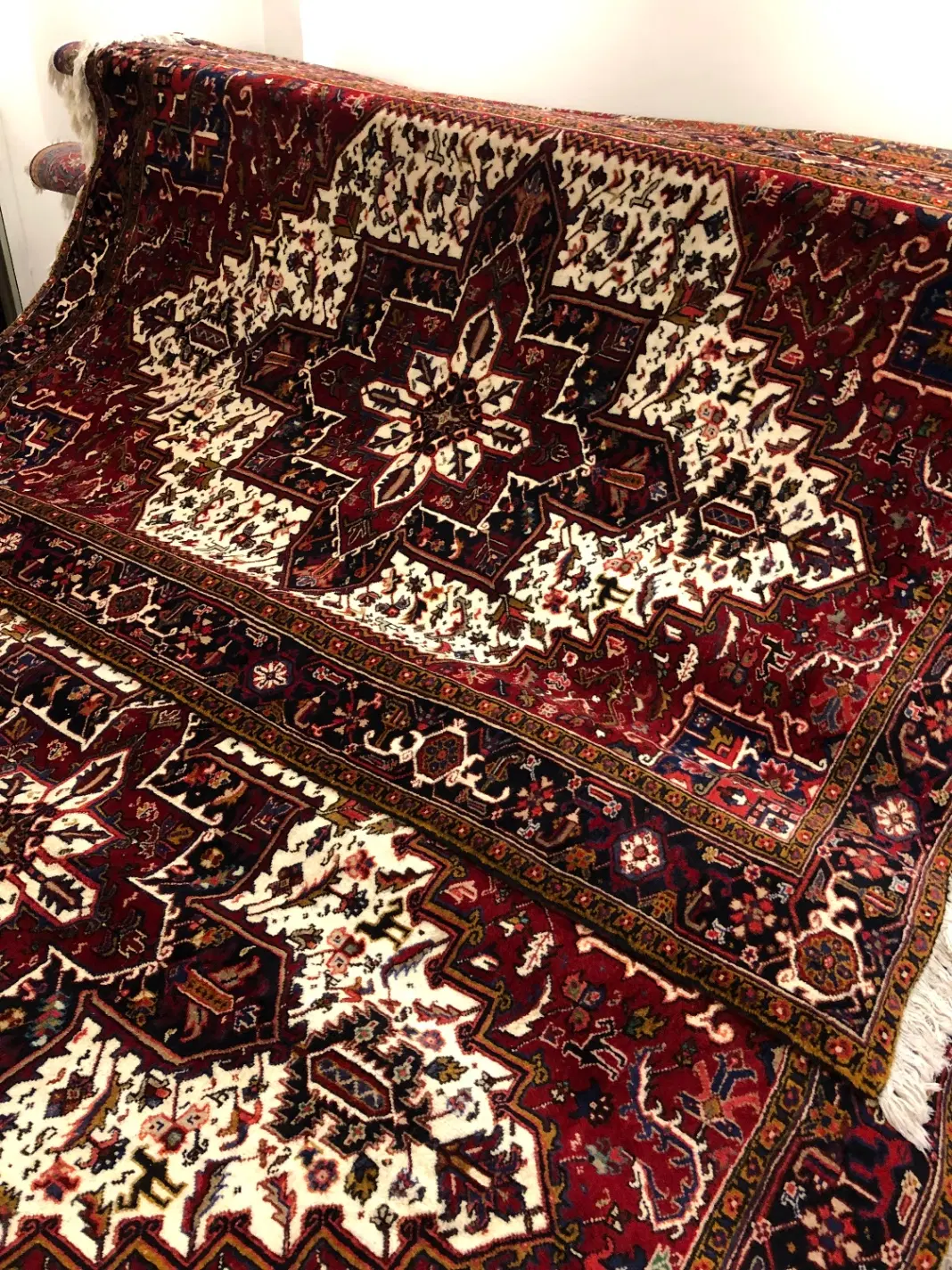 جفت ۶متری دستباف هریس کرم اعلاباف بسیار خاص|فرش|تهران, جهاد|دیوار