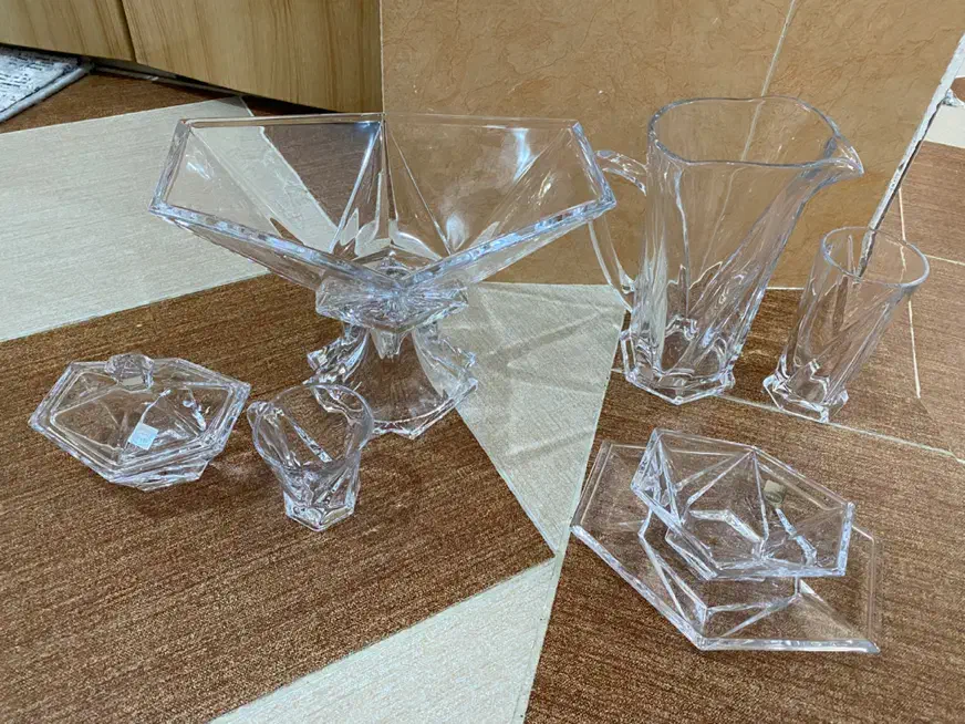 سرویس کریستان ۲۴ نفره،|ظروف سرو و پذیرایی|بانه, |دیوار