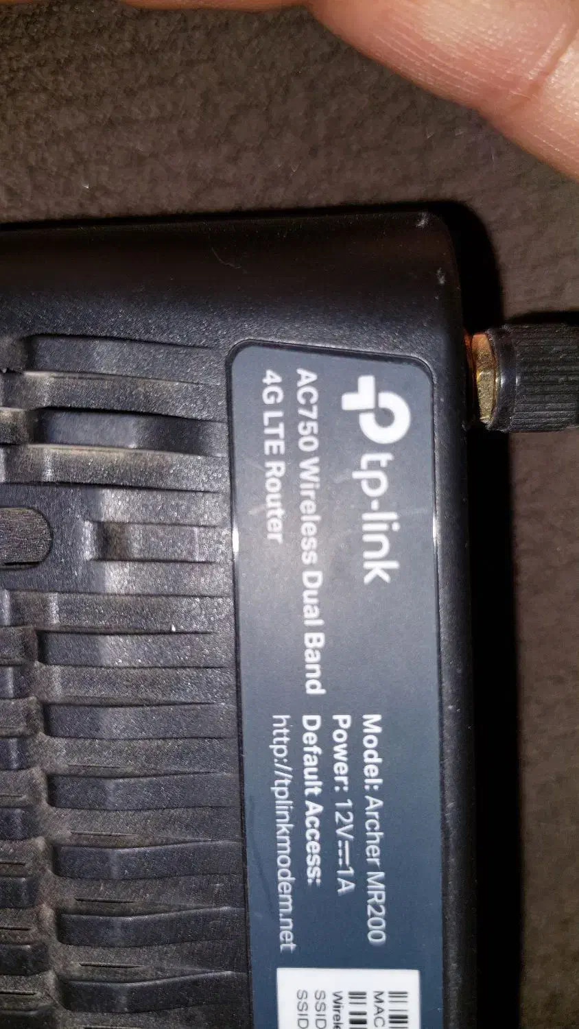 مودم سیمکارتی tplink mr200 v5|مودم و تجهیزات شبکه|خرم‌آباد, |دیوار