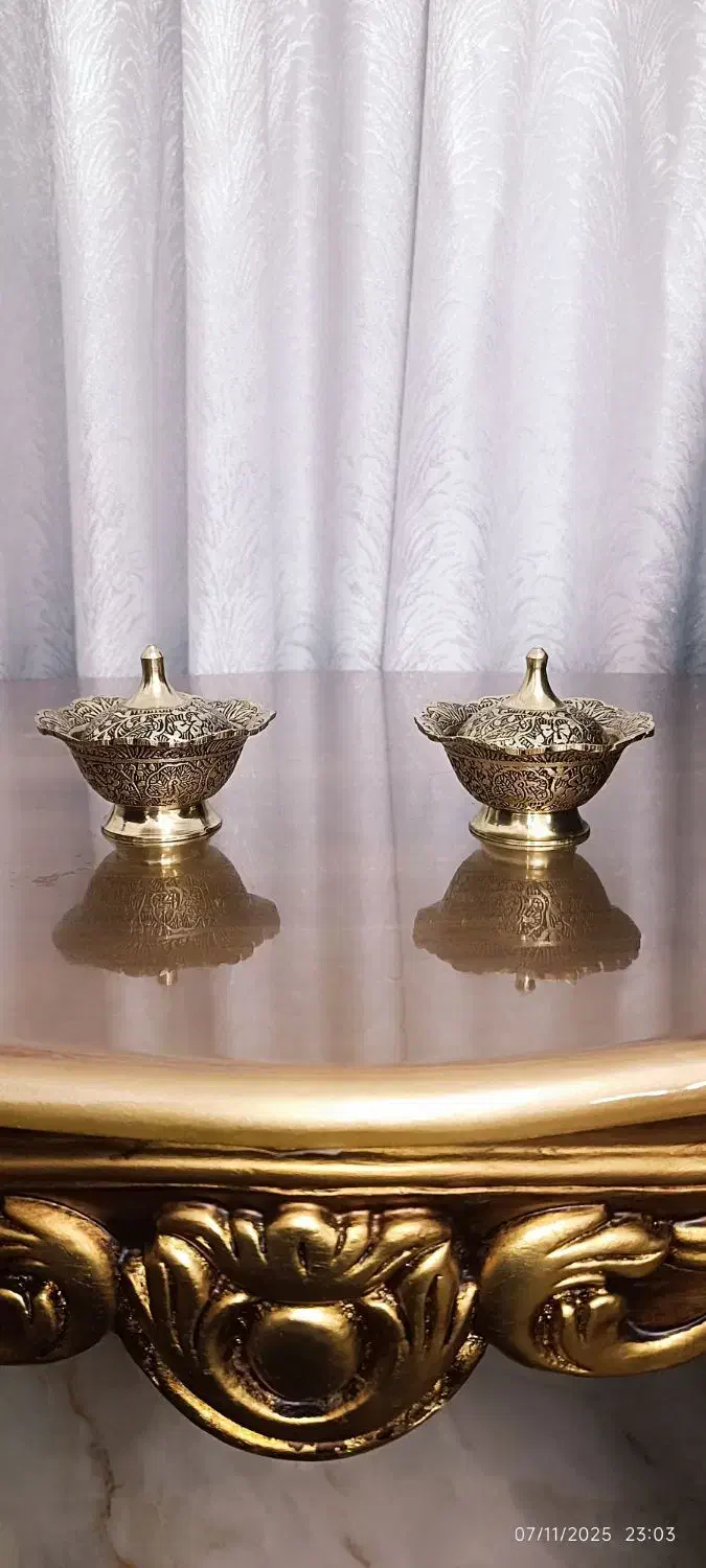 قندان برنزی طاووس (توضیحات بخونید )|ظروف سرو و پذیرایی|تهران, خاک سفید|دیوار