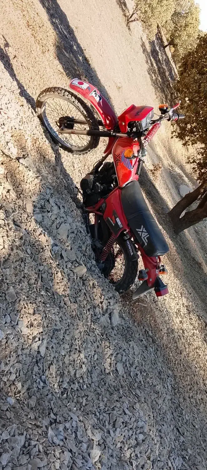 موتور تریل ایکسل|موتورسیکلت|گچی, |دیوار