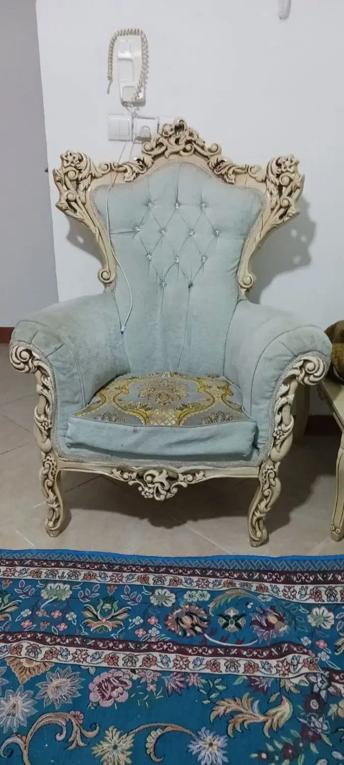 مبل ۹نفره.مدل سلطنتی|مبلمان خانگی و میز عسلی|خاوران, |دیوار