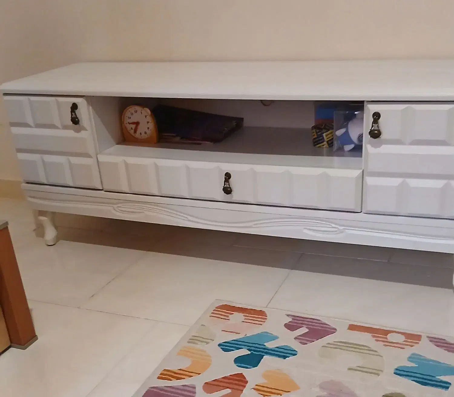 میز تلویزیون سفید pvc|میز تلویزیون|کرج, دانشگاه پیام نور|دیوار