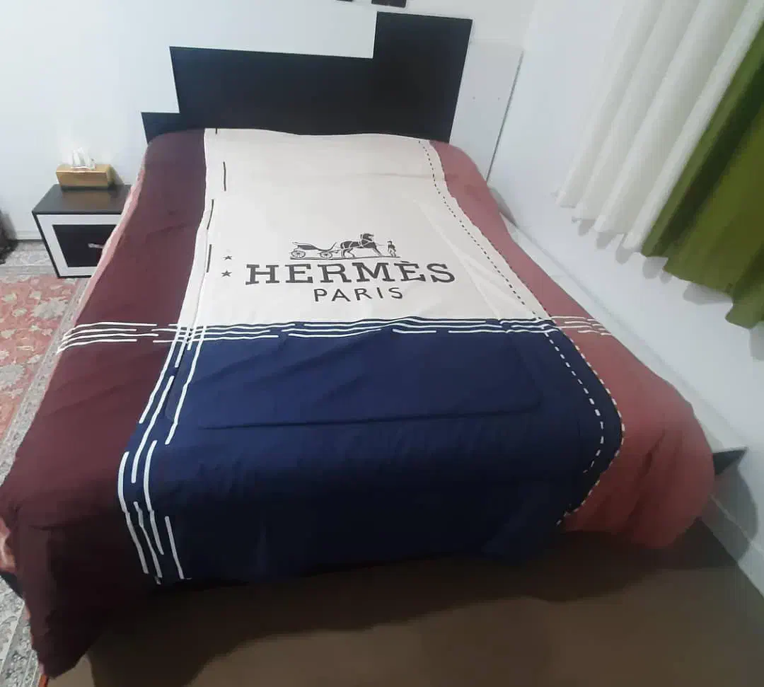 سرویس خواب کامل دونفره|تخت و سرویس خواب|کاکی, |دیوار