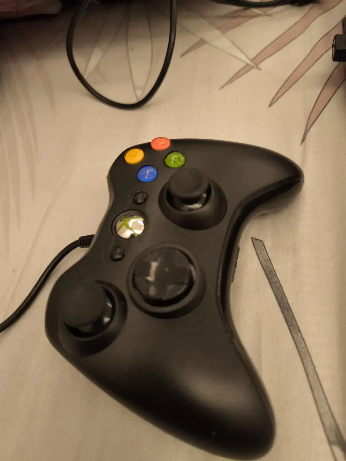 دسته سیمی xbox 360 برای لپ تاپ|کنسول، بازی ویدئویی و آنلاین|همدان, |دیوار