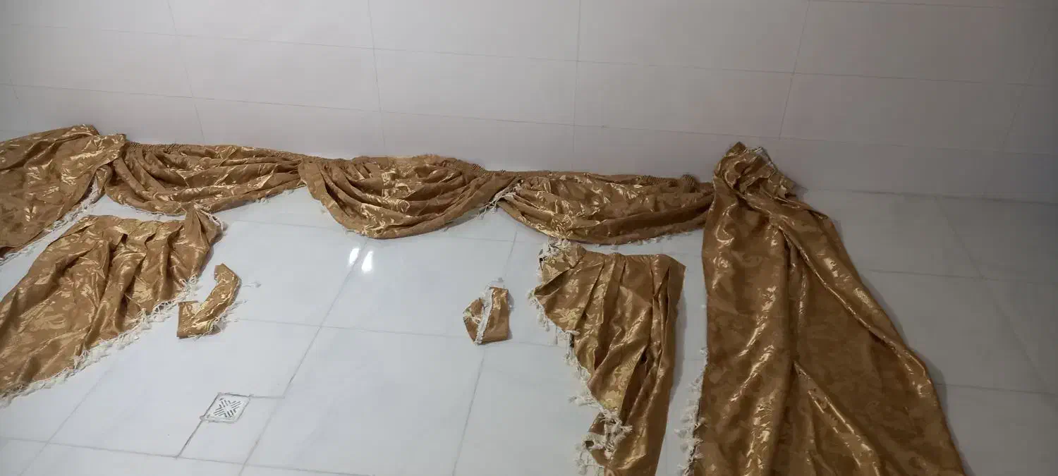 پرده|پرده، رانر، رومیزی|خوی, |دیوار