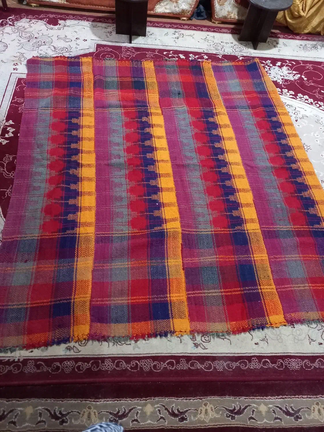 جاجیم|گلیم، جاجیم، گبه|ایلام, |دیوار