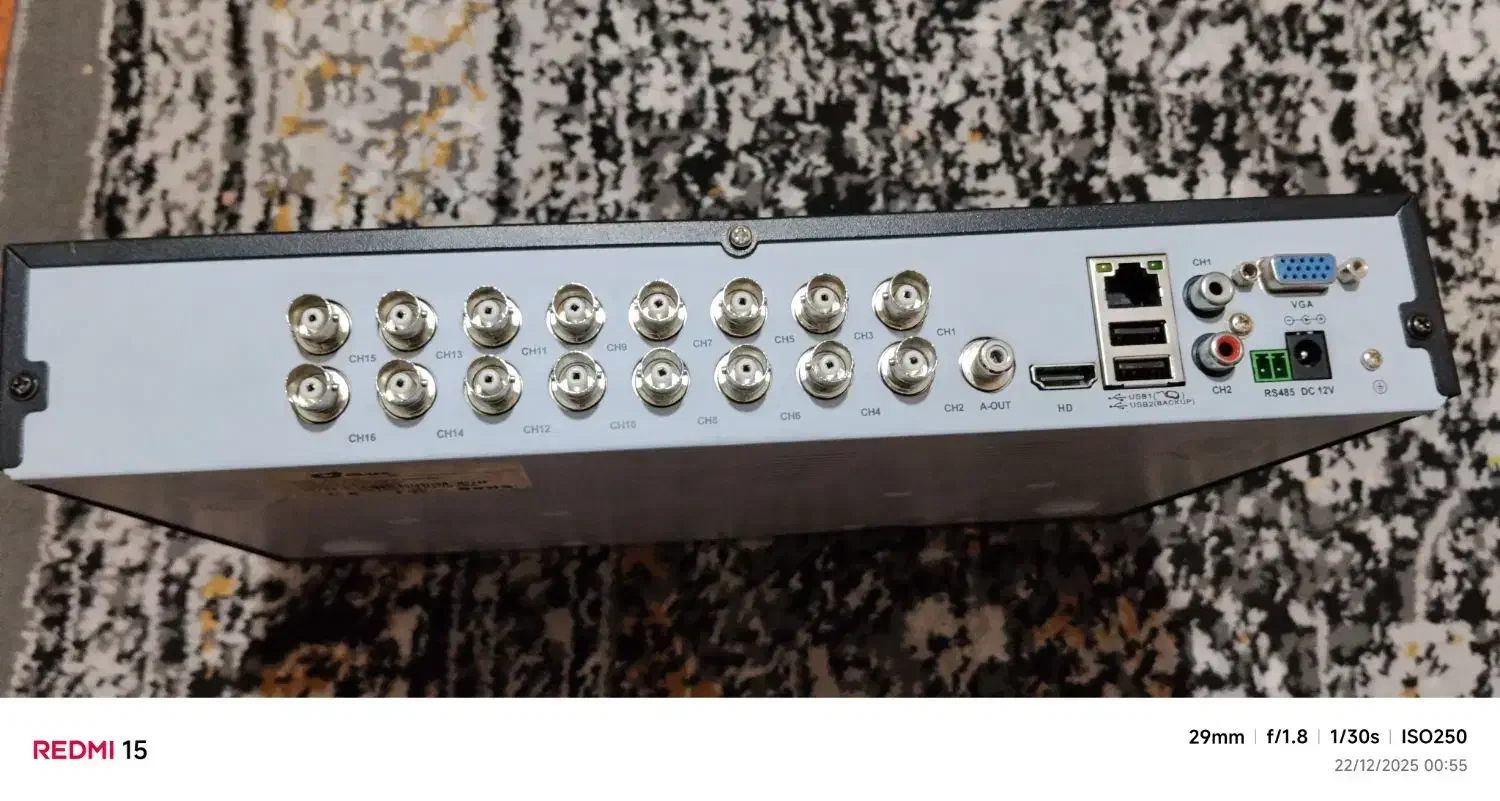 دی وی آر پلاس ۱۶کاناله۲مگ|دوربین مداربسته|کرج, شاهین‌ویلا|دیوار