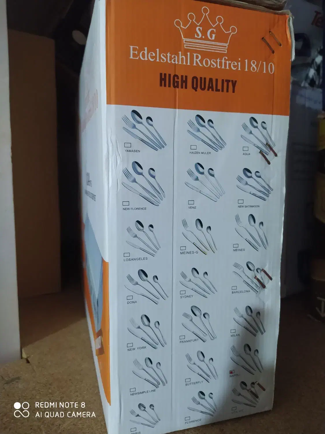 سرویس قاشق چنگال اس جی|ظروف سرو و پذیرایی|کرج, شهرک امیر المومنین|دیوار