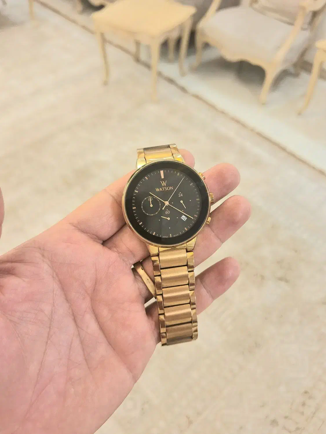 ساعت رنگ مسی برند واتسون ژاپن/اورجینال|ساعت|یاسوج, |دیوار