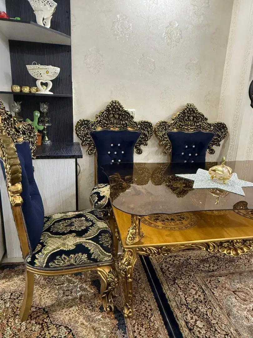 مبل نه نفره و میز نهارخوری شش نفره|مبلمان خانگی و میز عسلی|رشت, شهرک قدس|دیوار