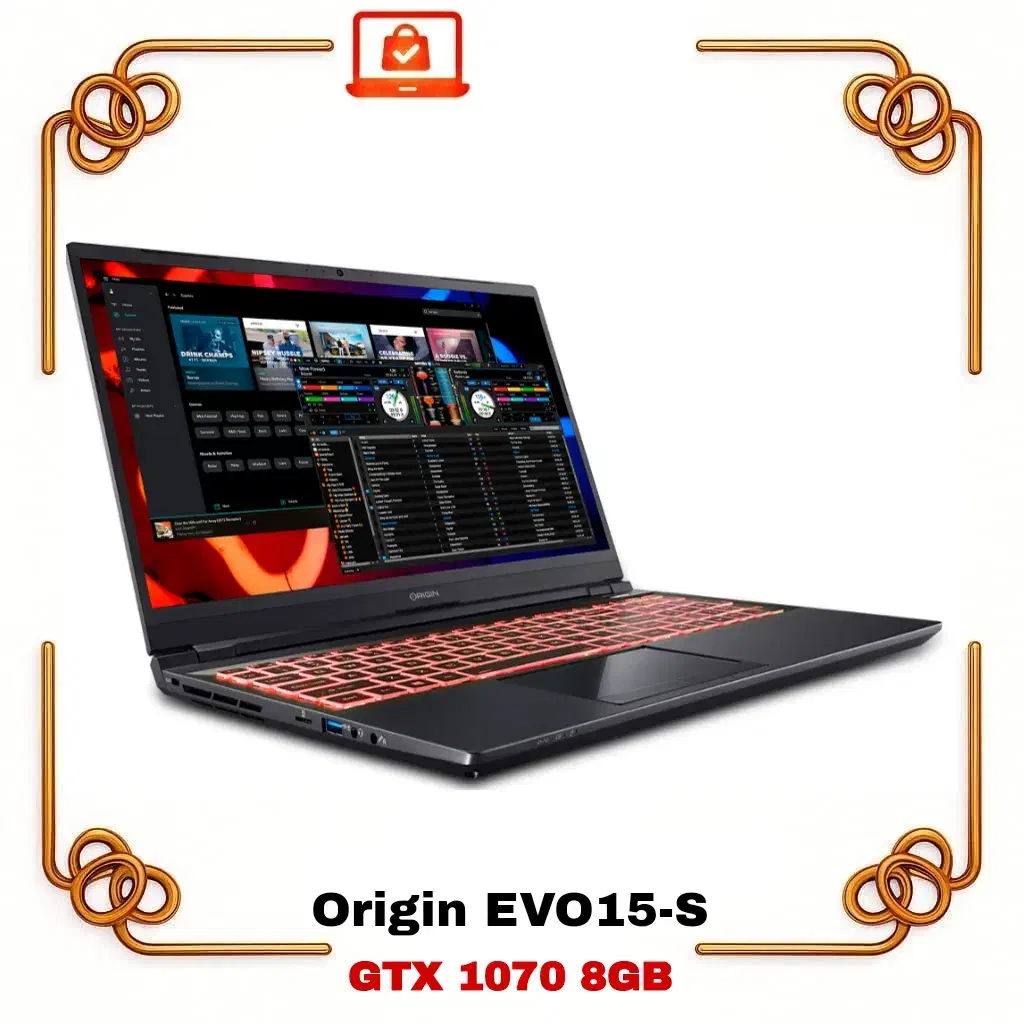 لپتاپ گیمینگ Origin EVO15-S با 8GB گرافیک GTX1070|رایانه همراه|قم, صفائیه|دیوار