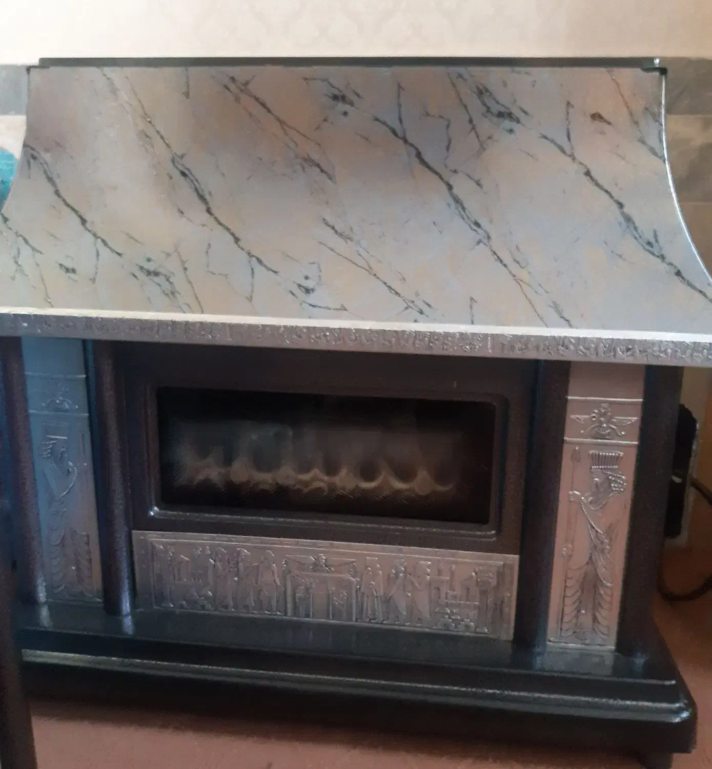 بخاری طرح شومینه|بخاری، هیتر، شومینه|اسدآباد, |دیوار