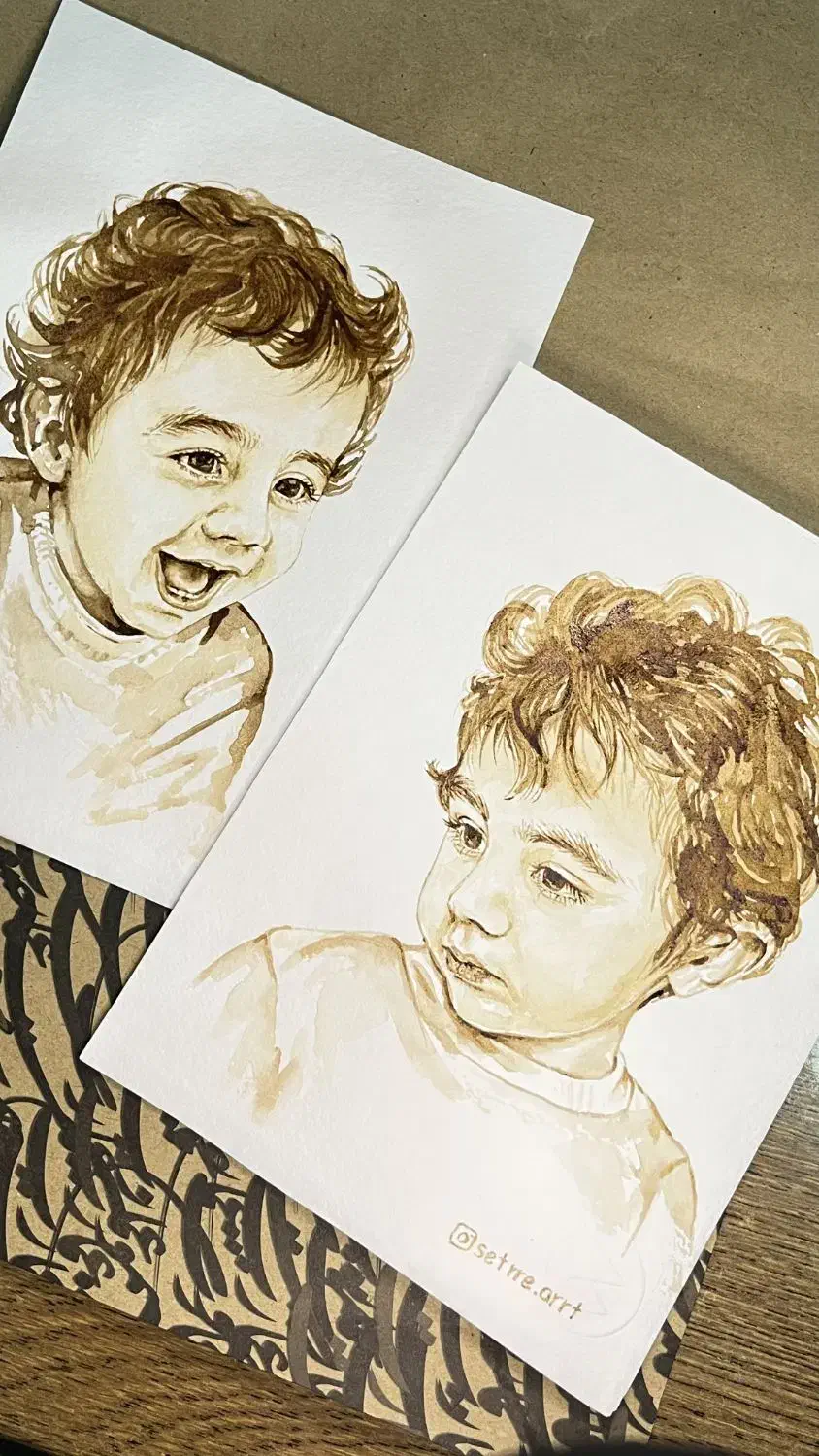 تابلو نقاشی چهره|تابلو، نقاشی، عکس|شاهین‌شهر, فردوسی|دیوار