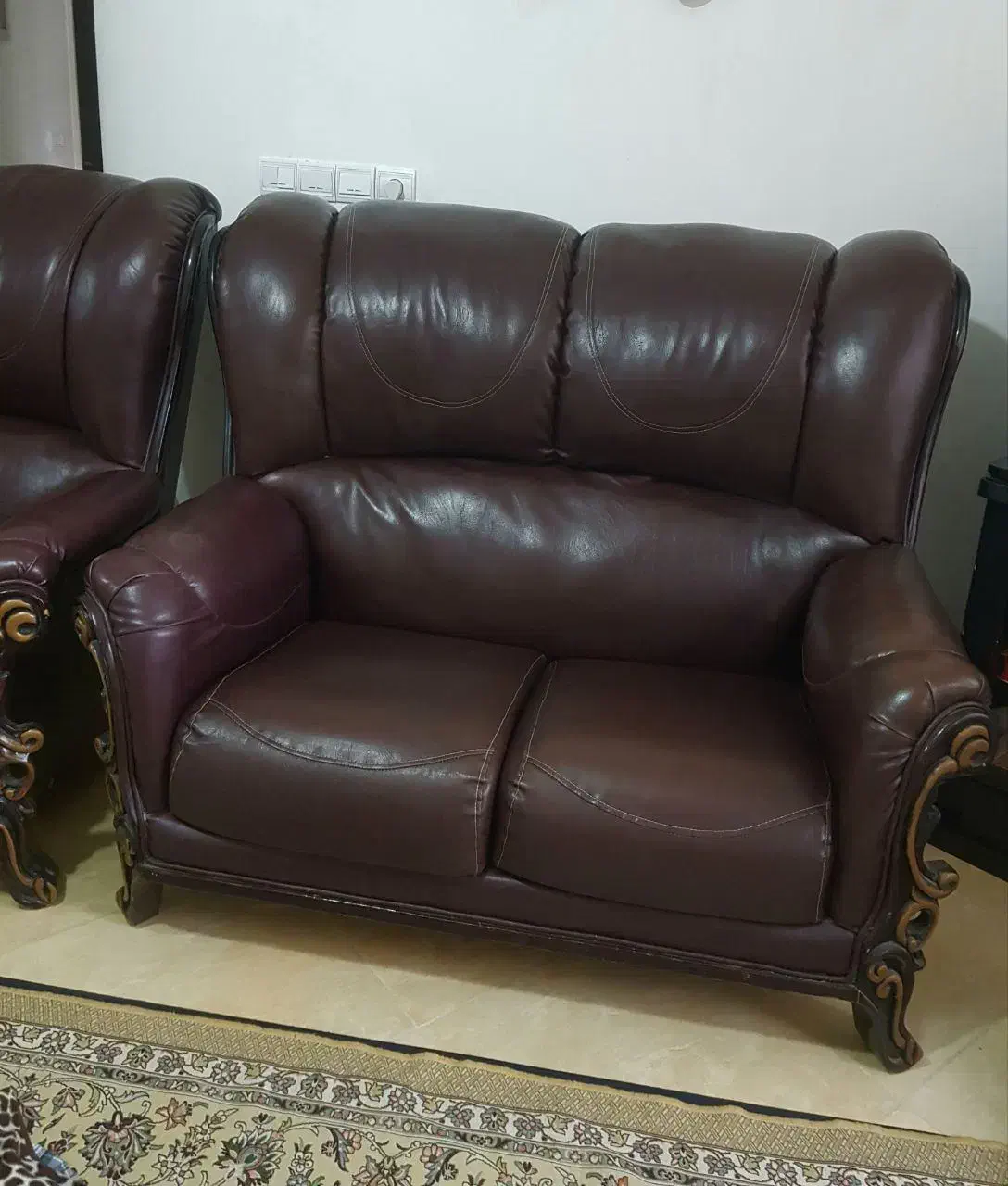 مبلمان چرمی 7 نفره|حراج|لاهیجان, گلستان|دیوار