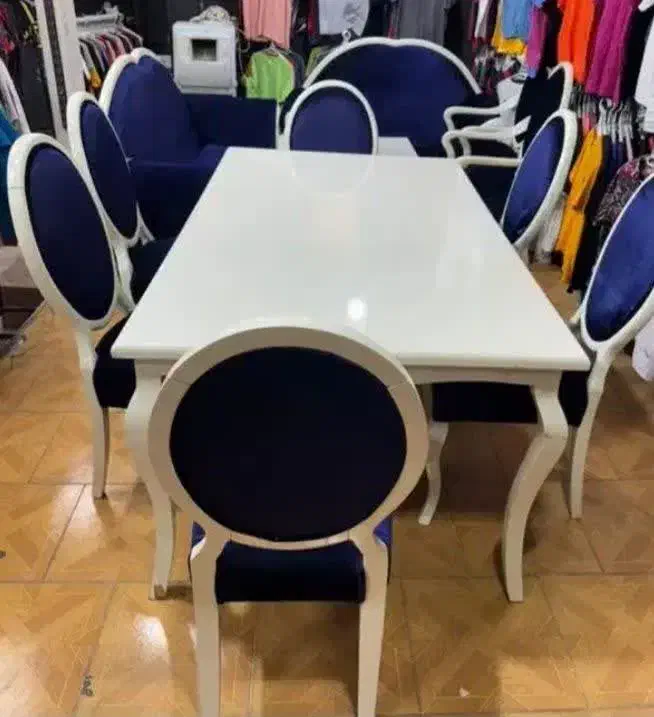 مبل 7نفره. ناهار خوری 6نفره به همراه عسلی|مبلمان خانگی و میز عسلی|سبزوار, فقیه سبزواری|دیوار