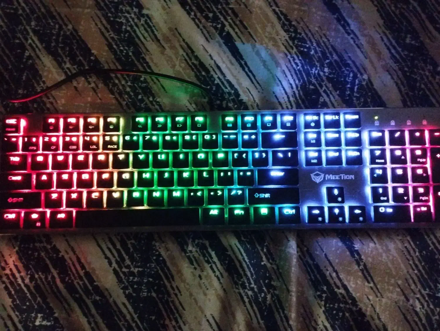 کیبورد مکانیکال meetion mk80|قطعات و لوازم جانبی رایانه|تهران, جیحون|دیوار