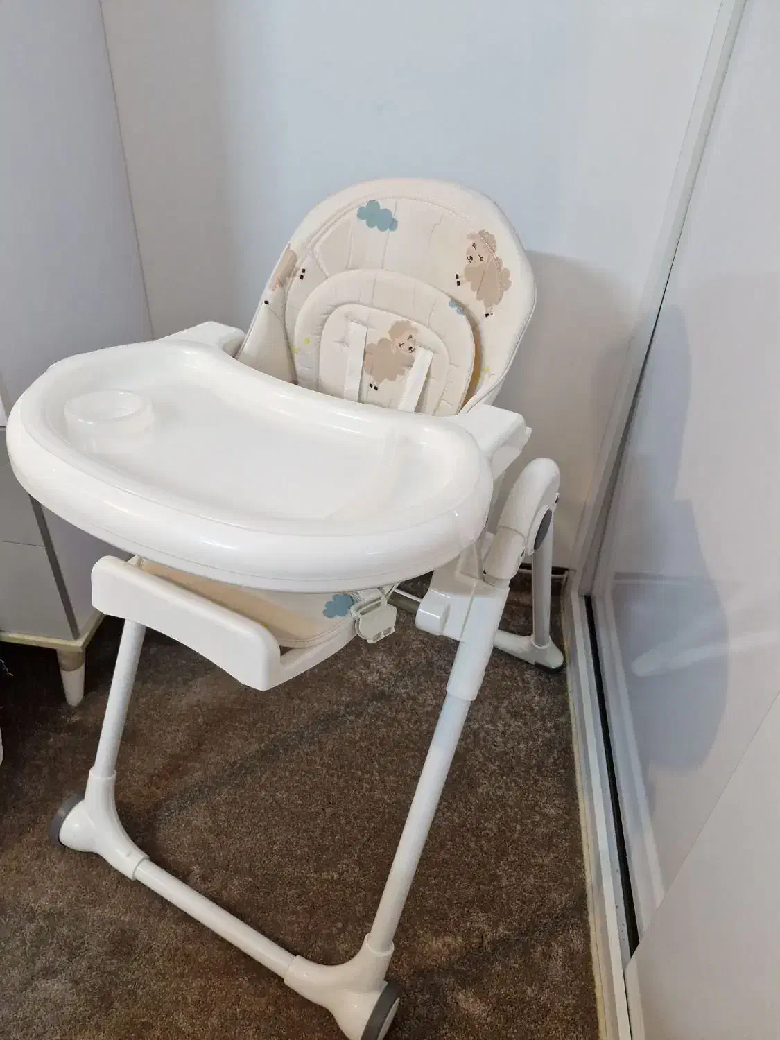 صندلی غذا کودک برند happy baybi هپی بی بی|تخت و صندلی بچه|قم, انسجام|دیوار