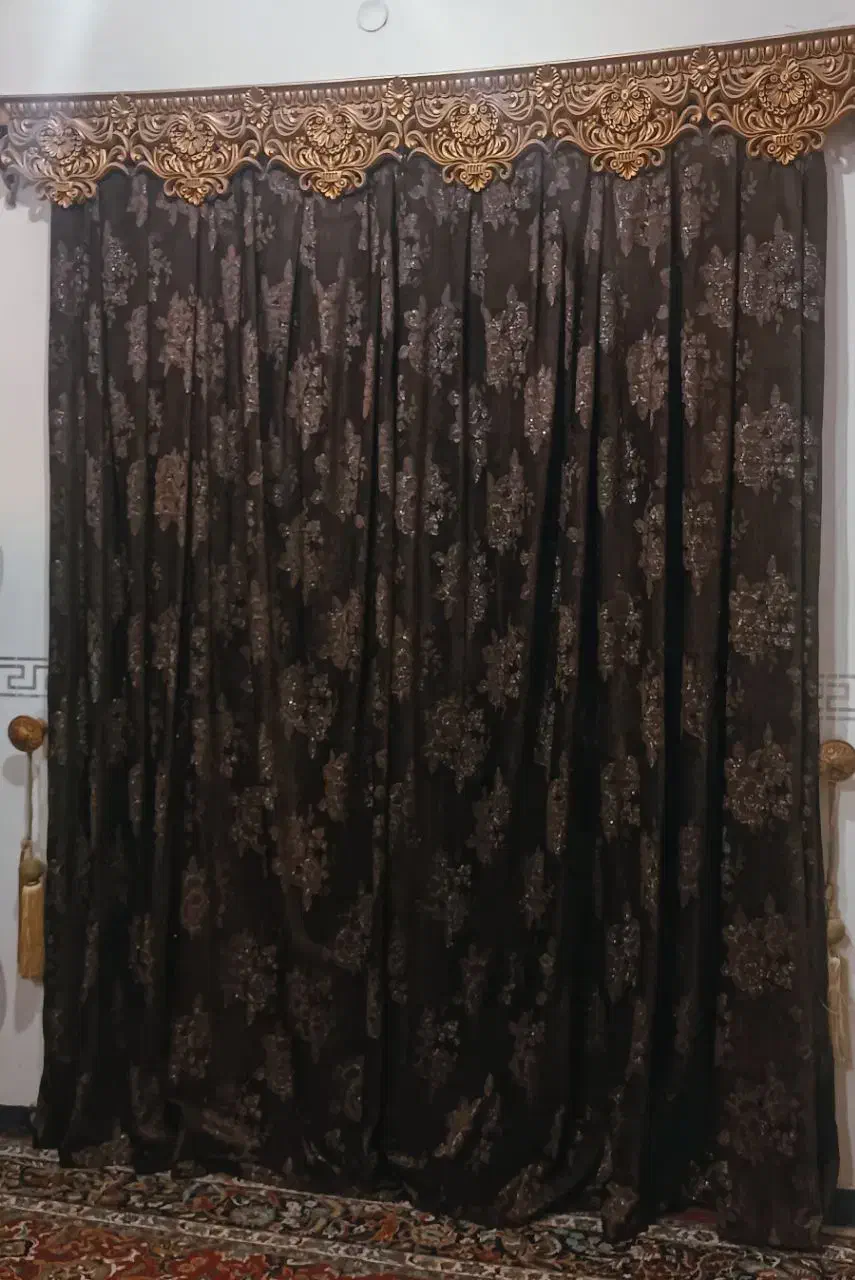پرده مخمل طرحدار|پرده، رانر، رومیزی|زابل, |دیوار